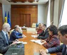 Vlad Batrîncea și Olga Cebotari s-au întâlnit cu șeful Oficiului Consiliului Europei la Chișinău