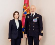Maia Sandu s-a întâlnit cu Amiralul Giuseppe Cavo Dragone, Președintele Comitetului Militar al NATO