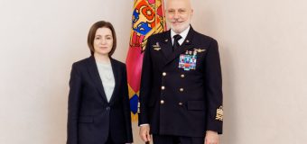 Maia Sandu s-a întâlnit cu Amiralul Giuseppe Cavo Dragone, Președintele Comitetului Militar al NATO