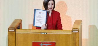 Maia Sandu a susținut un discurs în plenul Parlamentului Republicii Lituania