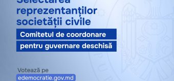 Candidații în Comitetul de coordonare pentru guvernare deschisă pot fi votați până pe 20 martie
