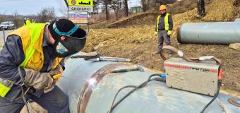 Peste 22 km din conducta magistrală de apă potabilă Chișinău-Strășeni-Călărași au fost construiți