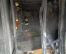 Pompierii IGSU au salvat o persoană dintr-un incendiu în sectorul Râșcani