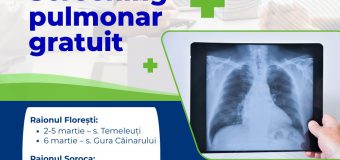 A demarat programul de screening pulmonar gratuit în mediul rural
