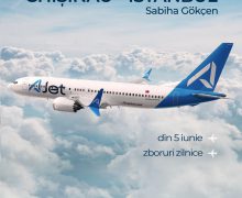 Compania avia AJet lansează zboruri spre Chișinău