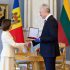 Maia Sandu i-a conferit astăzi „Ordinul Republicii” Președintelui Republicii Lituania