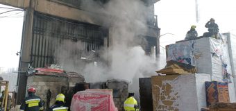Incendiu la un depozit cu materiale de construcții din Chișinău