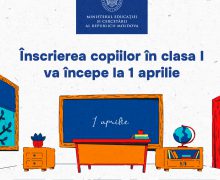 Înscrierea copiilor în clasa I va începe la 1 aprilie