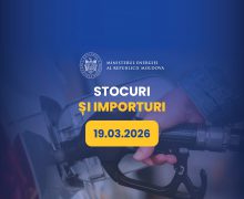 Peste 2600 de tone de motorină și peste 400 de tone de benzină importate în Republica Moldova la data de 19 martie