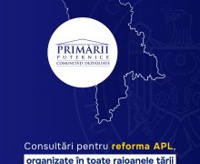 Consultări pentru reforma APL, organizate în toate raioanele țării și UTA Găgăuzia