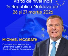 Comisarul european pentru Democrație, Justiție, Statul de Drept și Protecția Consumatorilor vine la Chișinău