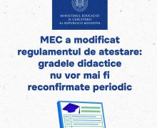 MEC a modificat regulamentul de atestare: gradele didactice nu vor mai fi reconfirmate periodic