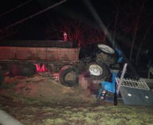 Accident cu implicarea unui tractor. Șoferul a decedat