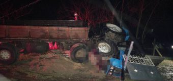 Accident cu implicarea unui tractor. Șoferul a decedat