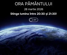 „Ora Pământului” – cetățenii sunt îndemnați să deconecteze lumina între orele 20.30-21.30
