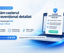 Cazier contravențional detaliat, disponibil online prin EVO