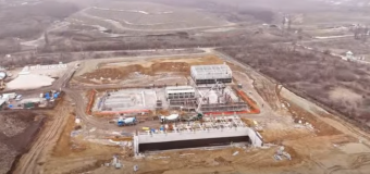 Lucrările la stația de transfer cu linie de sortare a deșeurilor au loc conform graficului