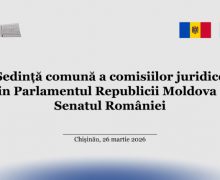 Comisiile juridice din Parlamentul Republicii Moldova și Senatul României se reunesc în ședință comună la Chișinău