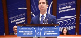 Rezultatele-cheie ale Președinției Republicii Moldova la Comitetului de miniștri al CoE, prezentate de Mihai Popșoi în plenul APCE