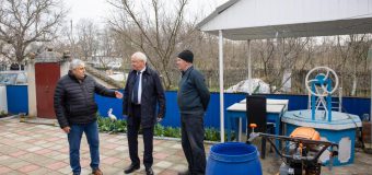 Alexandru Munteanu – în vizită la Dîngeni, raionul Ocnița