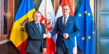 Igor Grosu, în Austria: Suntem gata să dezvoltăm cooperarea dintre parlamentele noastre