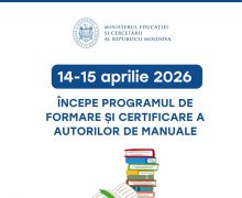 MEC dă startul programului de formare și certificare a autorilor de manuale