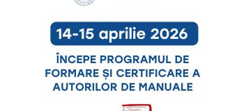MEC dă startul programului de formare și certificare a autorilor de manuale
