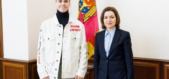 Maia Sandu i-a urat succes interpretului Satoshi înainte de plecarea la Viena