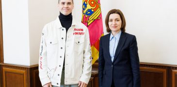 Maia Sandu i-a urat succes interpretului Satoshi înainte de plecarea la Viena