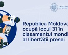 Republica Moldova ocupă locul 31 în clasamentul mondial al libertății presei