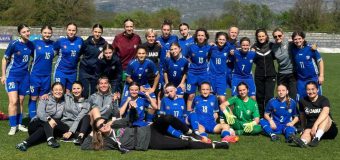 Fotbal feminin WU17. Moldova a încheiat grupa de calificare pe locul al doilea