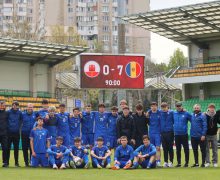 U17. Final în forță pentru naționala Moldovei. Încheie neînvinsă turneul de calificare cu o victorie categorică