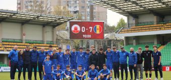 U17. Final în forță pentru naționala Moldovei. Încheie neînvinsă turneul de calificare cu o victorie categorică