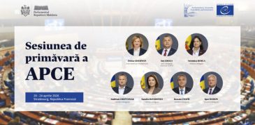 Delegația Parlamentului Republicii Moldova participă la sesiunea de primăvară a APCE