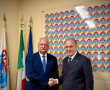 Igor Dodon s-a întâlnit cu Lorenzo Cesa