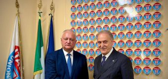Igor Dodon s-a întâlnit cu Lorenzo Cesa