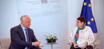 Igor Dodon s-a întâlnit cu președinta APCE, Petra Bayr