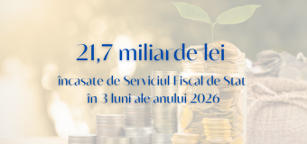 Încasările la Bugetul public național în 3 luni ale anului 2026, în creștere cu 12,7%