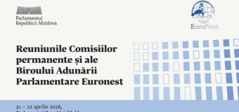 Parlamentul va găzdui reuniunile comisiilor permanente și ale Biroului Adunării Parlamentare Euronest