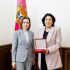 Maia Sandu i-a înmânat „Ordinul Republicii” fostei Președinte a Georgiei