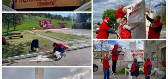 Socialiștii au participat la acțiuni de amenajare a memorialelor și a mormintelor participanților la Marele Război pentru Apărarea Patriei