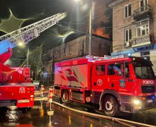 Pompierii au lichidat un incendiu izbucnit din cauza focurilor de artificii