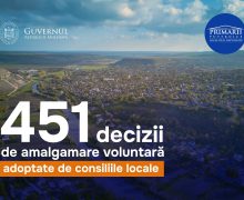 451 de decizii de amalgamare voluntară au fost deja adoptate de consiliile locale