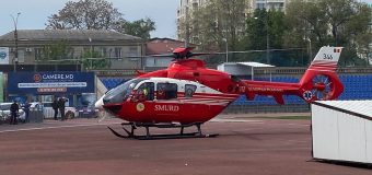 Misiune SMURD. O pacientă a fost transferată într-o instituție medicală din București