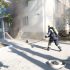 Incendiu într-un subsol al unui bloc de locuit din Capitală