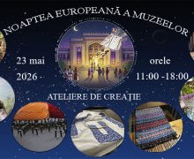 Ateliere de creație și alte activități interactive se vor desfășura în Noaptea Europeană a Muzeelor la Muzeul Național de Etnografie și Istorie Naturală