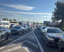Trafic intens la vamă pe sensul de ieșire din Republica Moldova