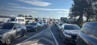 Trafic intens la vamă pe sensul de ieșire din Republica Moldova