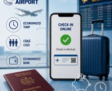 Recomandări pentru călători: Efectuați check-in-ul online înainte de sosirea la aeroport