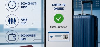 Recomandări pentru călători: Efectuați check-in-ul online înainte de sosirea la aeroport